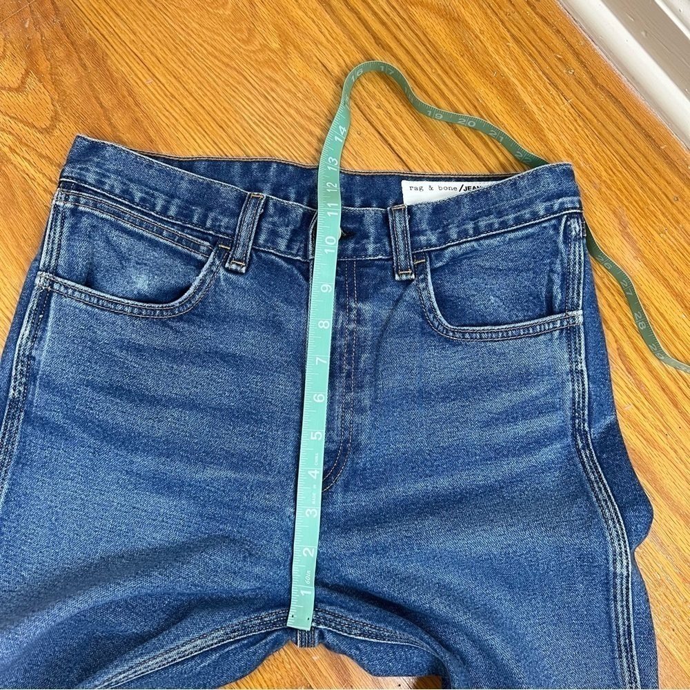 Rag & Bone Lou Skinny Denim Jeans in Blue Hill Medium Wash Size 28 - Picture 12 of 14